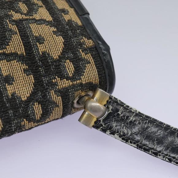 Christian Dior Trotter Canvas Shoulder Bag Navy Auth 115333 - Picture 15 of 16